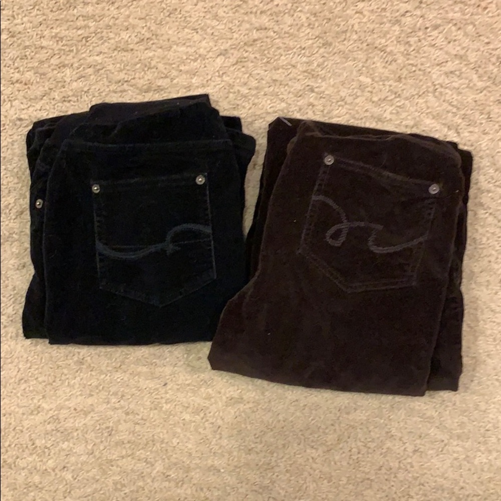 Motherhood Maternity stretch corduroy pants set